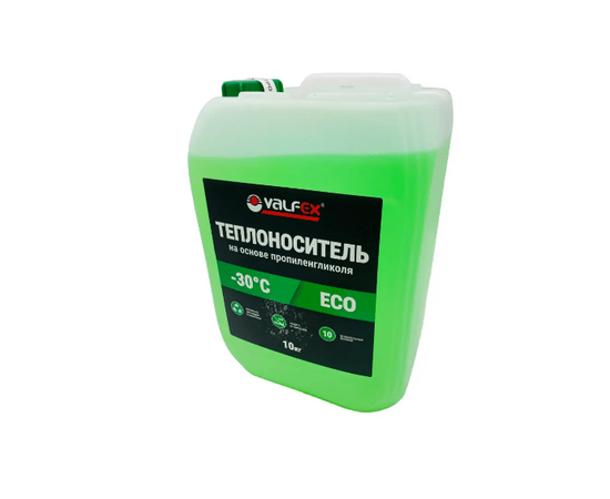 Теплоноситель VALFEX ECO -30 на основе пропиленгликоля, 10 кг, фото 