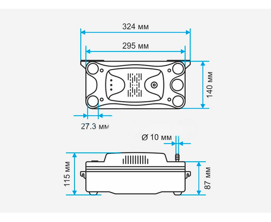 Помпа дренажная BAVIS Low Tank TPF-15-230L накопительная 1.2л, 250 л/ч, фото , изображение 9