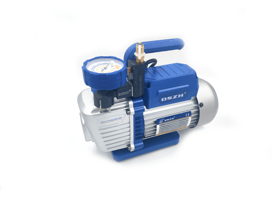 Вакуумный насос DSZH WK 135SV (1ст., 100 л/мин, 8.0 кг, вакуумметр, соленоидный вентиль), фото 