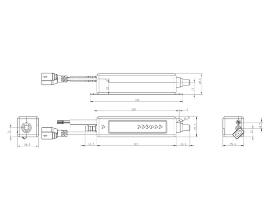Помпа дренажная BAVIS Slim Box проточная, 15 л/ч, 19 Дб, фото , изображение 7