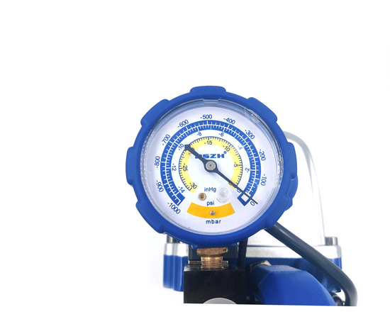 Вакуумный насос DSZH WK 135SV (1ст., 100 л/мин, 8.0 кг, вакуумметр, соленоидный вентиль), фото , изображение 6