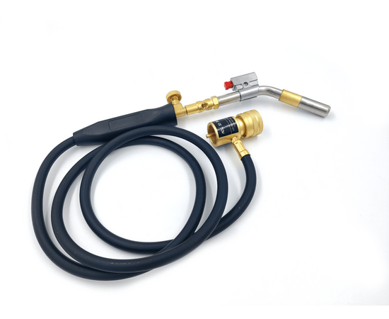 Горелка для MAPP газа T-CA-FB (пьезоподжиг, со шлангом), фото , изображение 3