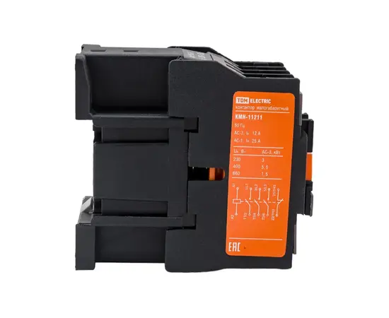 Контактор TDM КМН-11211 12А 400В/АС3 1НЗ, фото , изображение 3