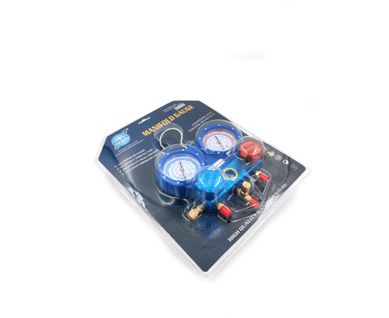 Манометрическая станция DSZH WK-C3602S (R32/134/407/410; 2-х вент; шланги 0.9м до 55 Bar-1/4"SAE, 2 адаптера AD89), фото , изображение 12