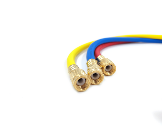 Манометрическая станция DSZH WK-C3602S (R32/134/407/410; 2-х вент; шланги 0.9м до 55 Bar-1/4"SAE, 2 адаптера AD89), фото , изображение 10