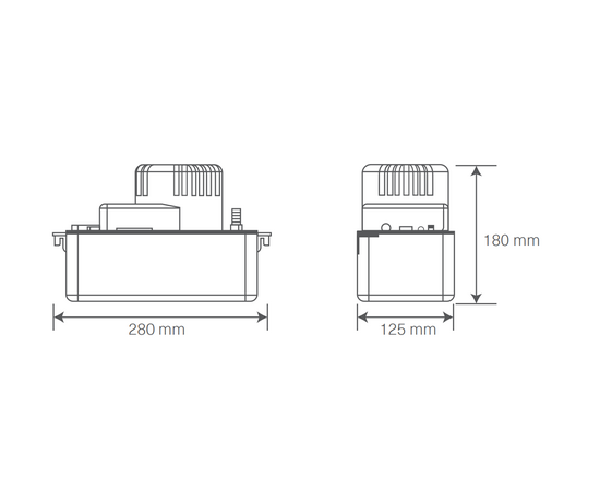 Помпа дренажная Energolux DRP04T520 (накопительная 2,3л, 520л/ч), фото , изображение 6