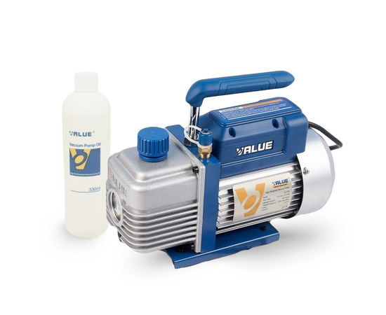 Вакуумный насос Value VE115N (1ст., 51 л/мин, 20 Па, 6.6 кг), фото , изображение 3