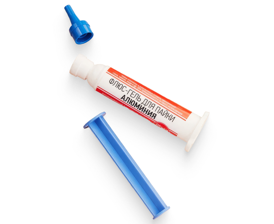 Флюс-гель для пайки алюминия, шприц 12 мл REXANT, фото , изображение 2