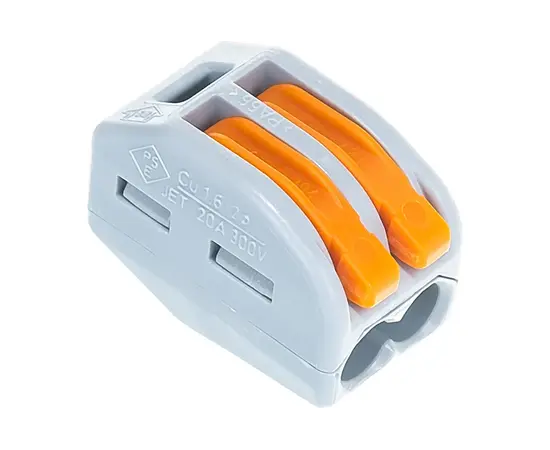 Соединительная клемма WAGO 222-412 (б/пасты на 2 провода), фото 