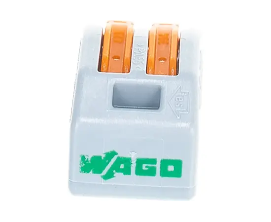 Соединительная клемма WAGO 222-412 (б/пасты на 2 провода), фото , изображение 3