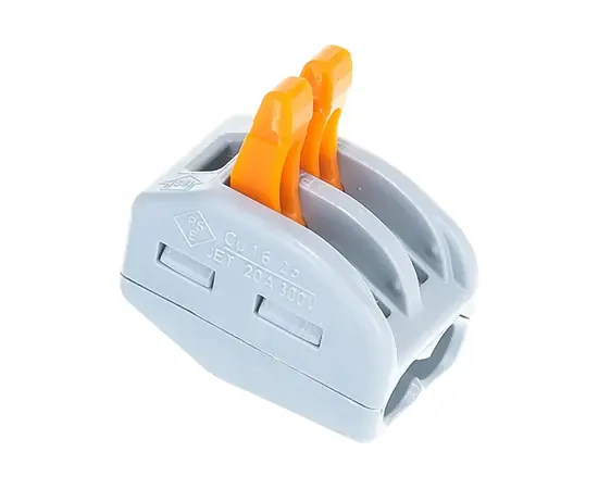 Соединительная клемма WAGO 222-412 (б/пасты на 2 провода), фото , изображение 4