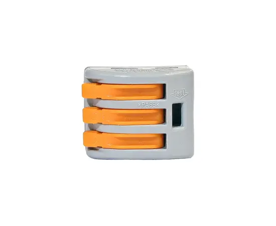 Соединительная клемма WAGO 222-413 (б/пасты на 3 провода), фото , изображение 5