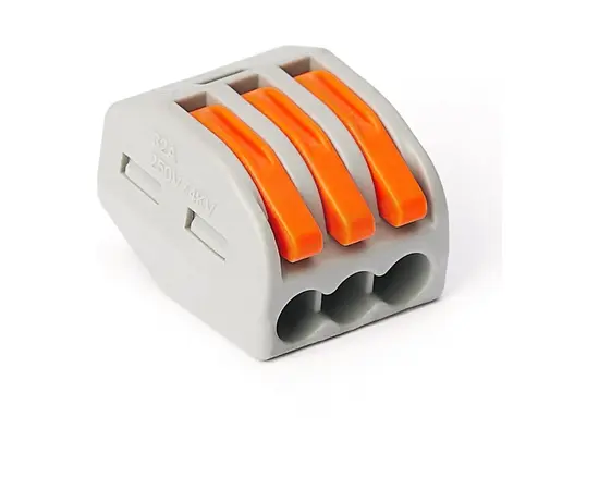 Соединительная клемма ЭВАПРОМ 222-413 (б/пасты на 3 провода), фото , изображение 2