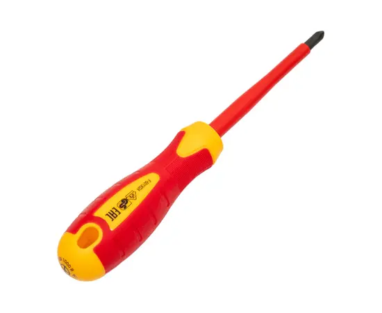 Отвертка крестовая диэлектрическая TDM PH2 x 100мм, фото , изображение 3