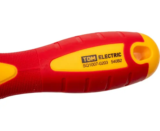 Отвертка крестовая диэлектрическая TDM PH2 x 100мм, фото , изображение 5