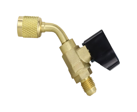 Вентиль-адаптер Value CV-05 (1/4" х 1/4" SAE, 45 градусов) (R22 x R22), фото , изображение 3