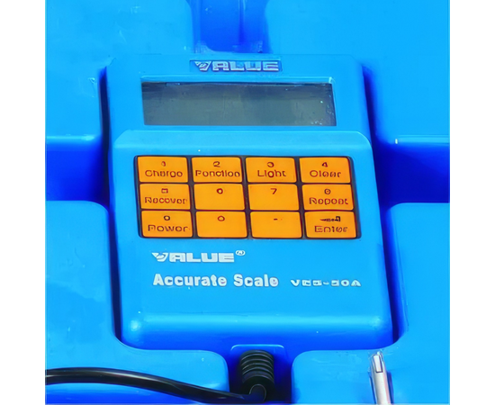 Весы электронные VALUE VES-50A (до 50 кг; питание 9V), фото , изображение 2