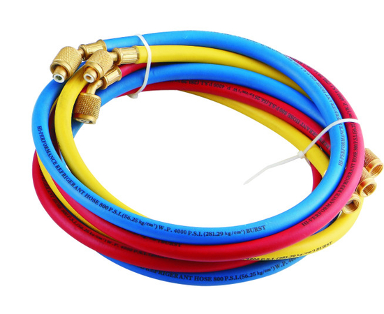 Набор инструментов Value VTB-5B-I (в кейсе: коллектор для R22,R134A,R407C,R410A; шланги; вальцовка; 2 трубореза; ример), фото , изображение 4