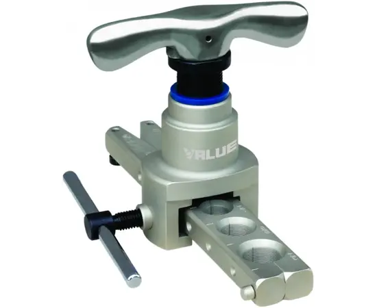 Набор инструментов Value VTB-5B-III (в кейсе: коллектор для R22,R134A,R407C,R410A; шланги с вентилями; 2 переходника; вальцовка; 2 трубореза; ример), фото , изображение 2