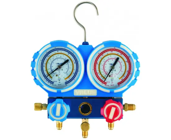 Набор инструментов Value VTB-5B-III (в кейсе: коллектор для R22,R134A,R407C,R410A; шланги с вентилями; 2 переходника; вальцовка; 2 трубореза; ример), фото , изображение 4