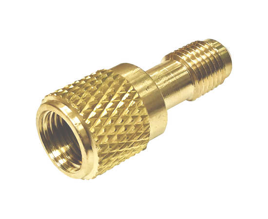 Адаптер AD87 (прямой, штуцер 5/16"-R410A; гайка 1/4"-R22), фото 