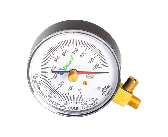 Вакуумметр с клапаном Becool BC-VG (80 мм.), фото , изображение 2