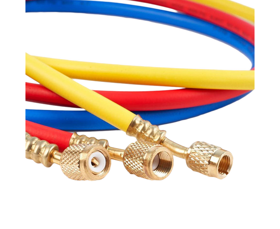 Заправочные шланги Becool BCH5 (1.5 м; 1/4" SAE; набор 3шт, до 41 Bar), фото , изображение 2