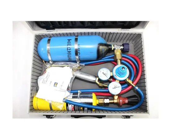 Переносной сварочный пост ПГСП-2/0.5-К (кислород 2 л / MAPP-газ 0,5 л; в кейсе), фото , изображение 2