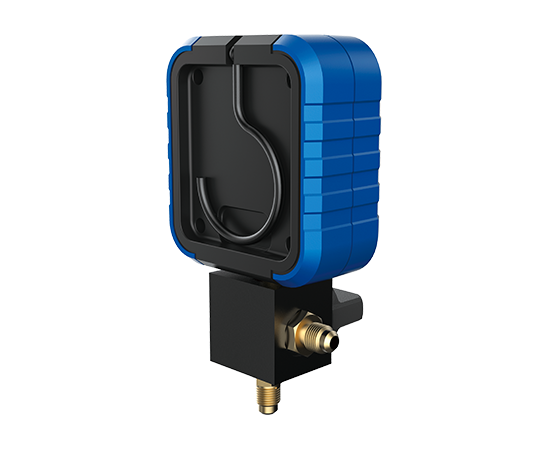 Манометрический коллектор Value VRM1-B-0403 (R22, R134A, R407C; R410A, 1 вентильный с манометром высокого давления; без шлангов), фото , изображение 4