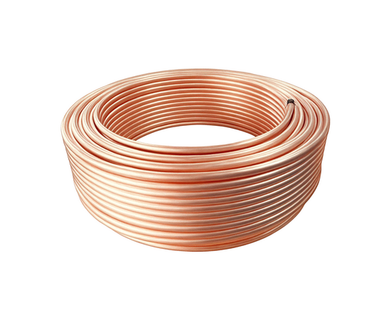 Медная труба 1/4" бухта 50м (6,35 x 0,61мм), фото , изображение 2