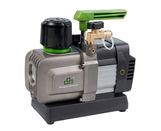 Аккумуляторный вакуумный насос Super Stars ST-2BMC (2 ст., 70 л/мин, 2 Па, Li-Ion 18V, 5 Ah, 3.3кг), фото 