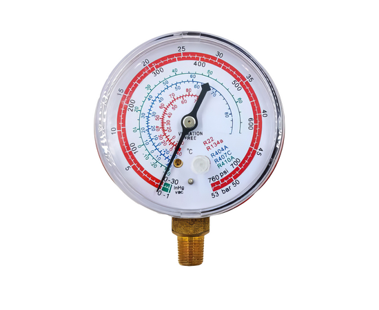 Мановакуумметр DSZH WK-6813H (R22, R134, R404, R407, R410) 68мм, фото 