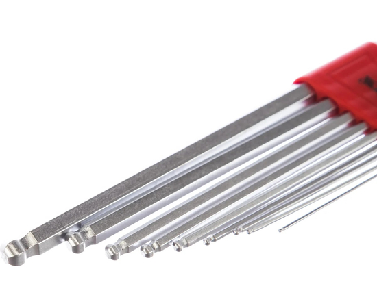 Набор ключей-шестигранников "MATRIX" 9 шт. (1.5, 2, 2.5, 3, 4, 5, 6, 8, 10мм), фото , изображение 4