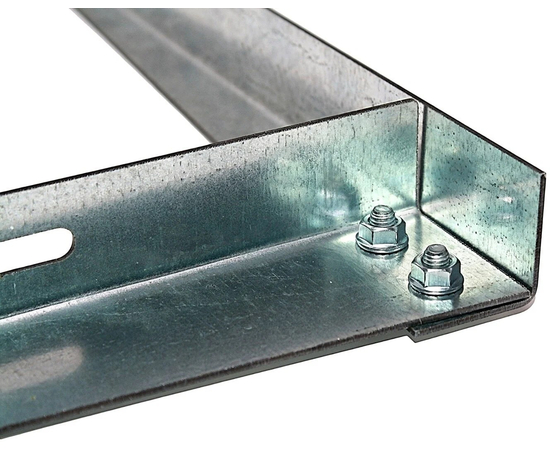 Кронштейн сборный для кондиционера (ЦИНК) 415x450мм сталь 2мм, пара, фото , изображение 2