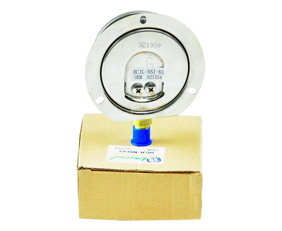 Мановакуумметр с силиконом Becool BCJL-NSI-63мм (R22; R134a; R404A; R407C) (021254), фото , изображение 3