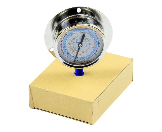 Мановакуумметр с силиконом BCJH-NSl-80 (R22; R134a; R404A; R407C, R507A) (021255), фото 