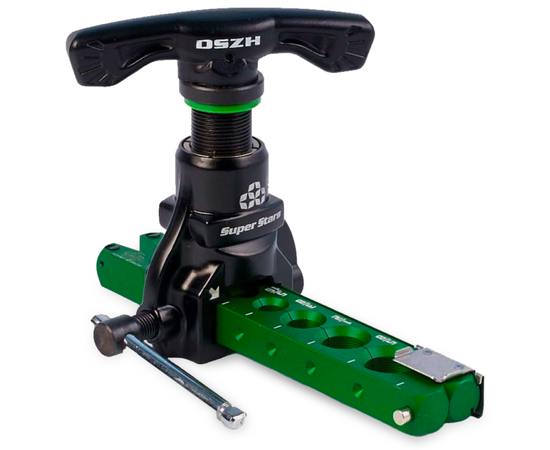 Вальцовка эксцентриковая Ballu Super Stars ST-806FT-L (1/4" - 3/4"; 6 - 19мм; облегченная, с ограничителем подачи трубы; с труборезом и риммером в кейсе), фото , изображение 4