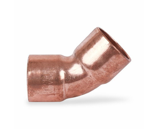 Угол 45° медный 1" ВП-ВП, фото , изображение 3
