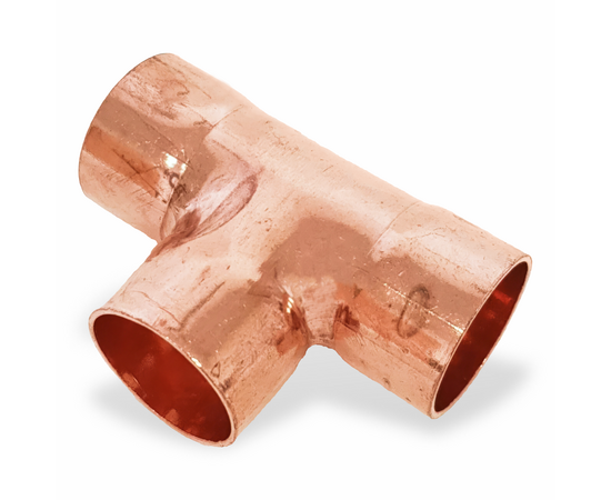 Тройник медный 1_3/8" (под пайку), фото , изображение 3