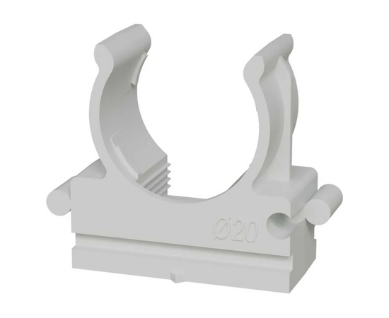 Клипса для трубы ПВХ 20 мм, фото 