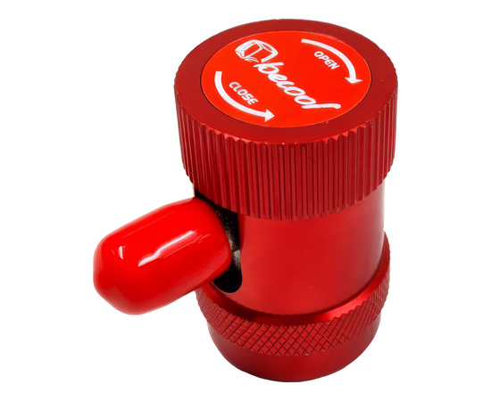 Быстросъёмная муфта Becool ВД с вентилем А/С 1/4" SAE 90° BC-QH, фото 