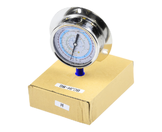 Манометр с глицерином Becool BCJH-NG 80мм (R22; R134a; R404A; R407C) (021181), фото 