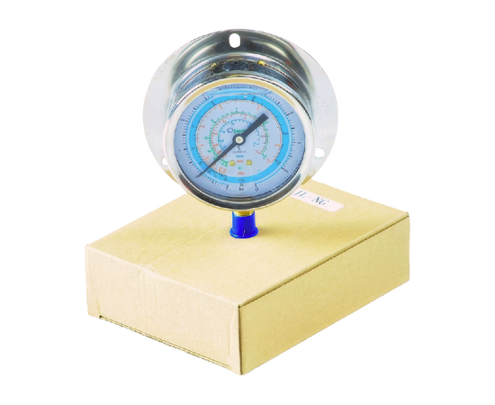 Мановакуумметр с глицерином Becool BCJL-NG 80мм (R22; R134a; R404A; R407C) (021182), фото 