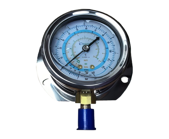 Мановакуумметр с глицерином Becool BCJL-NG-63мм (R22; R134a; R404A; R407C) (021188), фото , изображение 5