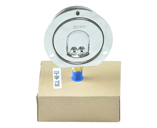 Мановакуумметр с глицерином Becool BCJL-NG-63мм (R22; R134a; R404A; R407C) (021188), фото , изображение 3