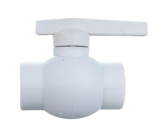 Кран Valfex шаровой 25мм белый, ЛАТУННЫЙ ШАР, фото , изображение 4