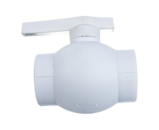 Кран Valfex шаровой 40мм белый, фото , изображение 5