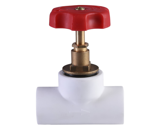 Проходной вентиль Valfex 25х3/4 90гр белый, фото , изображение 2