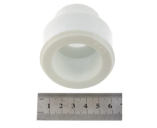 Муфта переходная Valfex 63/32 ВН/НР белая, фото , изображение 4