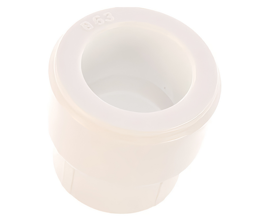 Муфта переходная Valfex 63/40 ВН/НР белая, фото , изображение 2